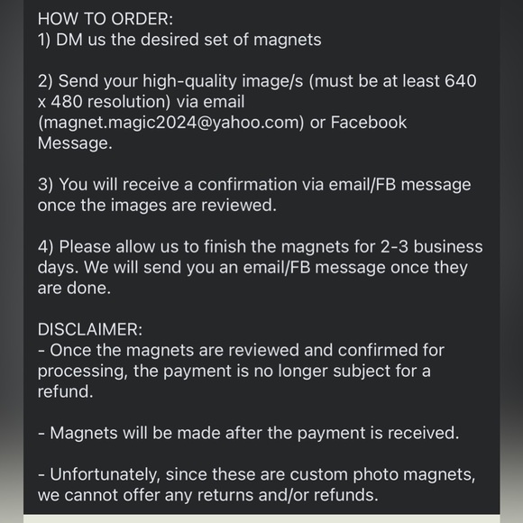 Magnet.Magic Personalized Fridge Magnets - Picture 2 of 9